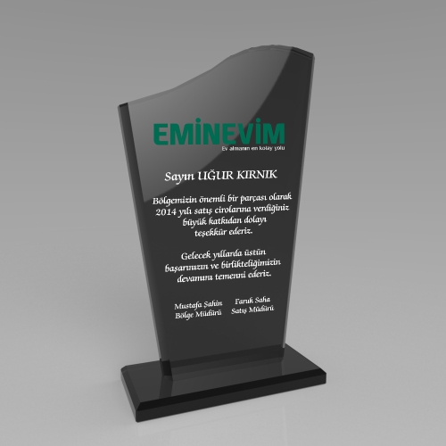 KRİSTAL PLAKET ESK 002