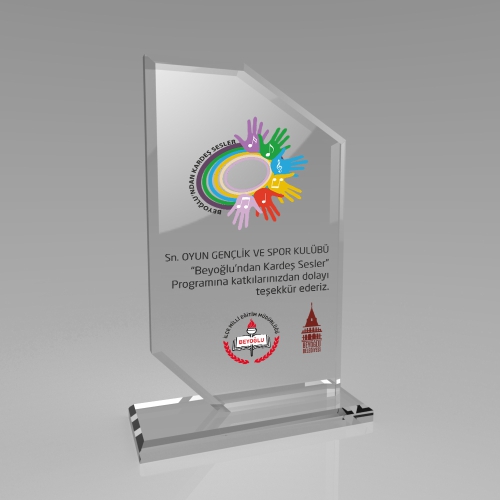 KRİSTAL PLAKET ESK 014