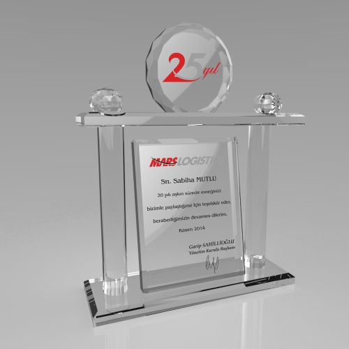 KRİSTAL PLAKET ESK 016
