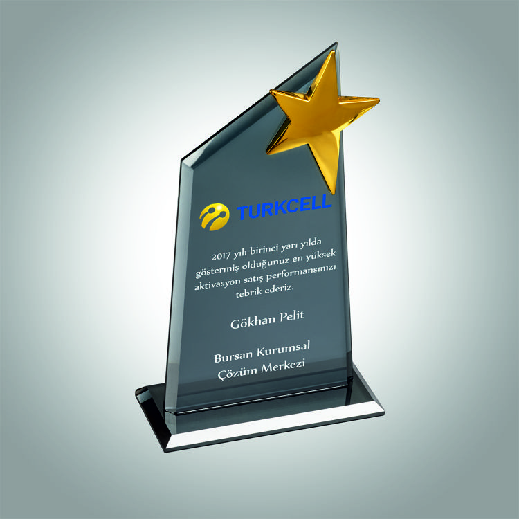 KRİSTAL PLAKET ESK 019