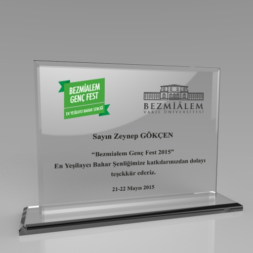 KRİSTAL PLAKET ESK 040