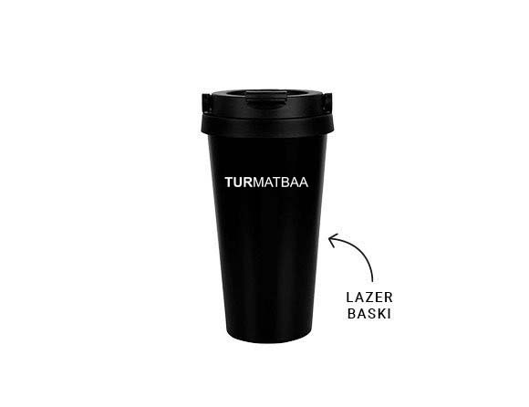 Kulplu Çelik Termos Mug
