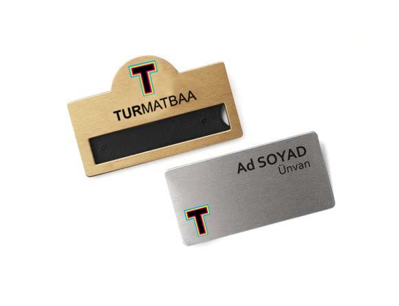 Metal Yaka Kartı