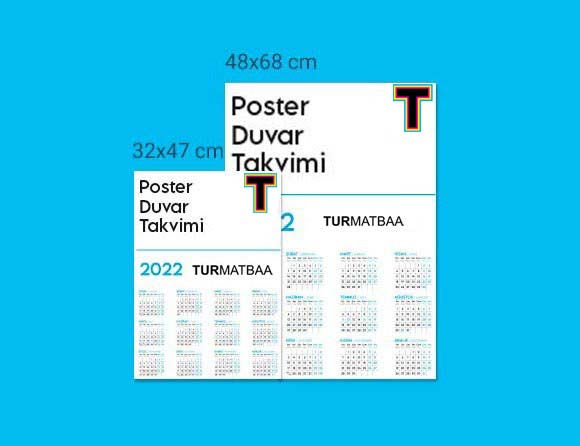 Poster Duvar Takvimi