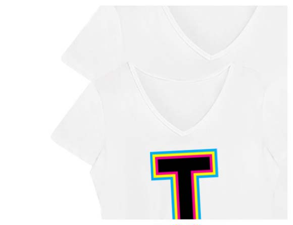 Unisex Tişört - V Yaka