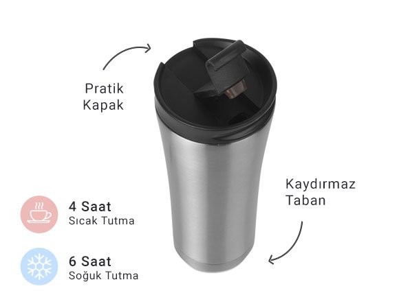 Çelik Termos Mug