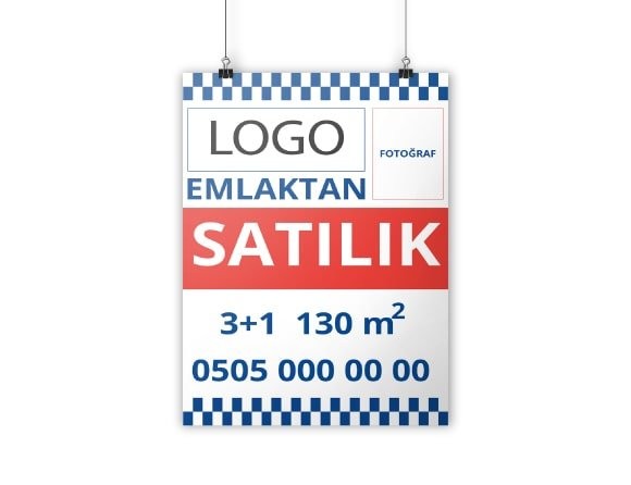 Satılık/Kiralık Afiş