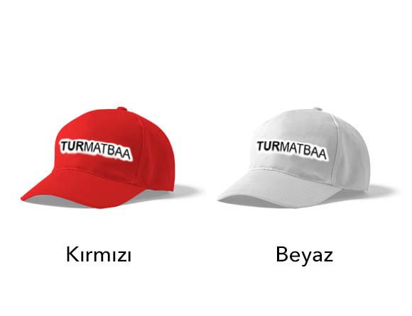 Şapka Baskı - Gabardin