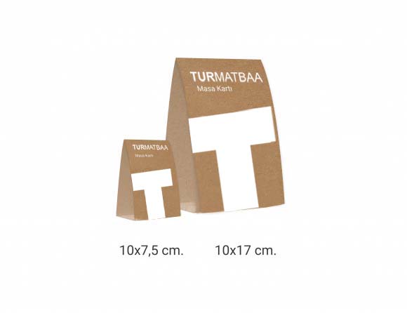 Masa Kartı / Tent Card