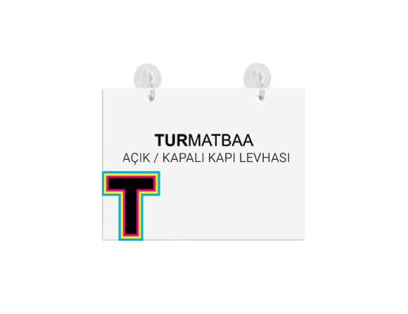 Açık / Kapalı Kapı Levhası